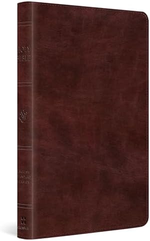 ESV Large Print Thinline Reference Bible (TruTone, Brown/Walnut